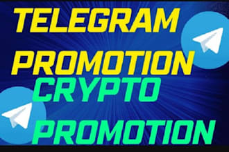 promote telegram channel, x twitter, memecoin, ico, token, discord promotion
