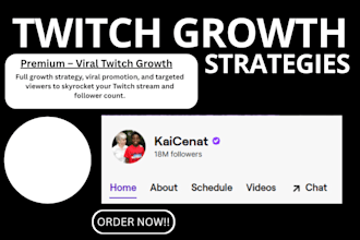 grow your twitch stream with real live viewers and followers