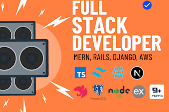 develop a full stack web application saas mern rails