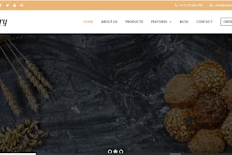 build profitable bakery website restaurant website online food ordering website