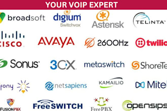 install voip, asterisk, freepbx, 3cx, vitalpbx, magnus billing, fusionpbx, pbx