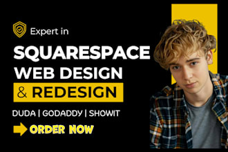 build squarespace website design godaddy wix website weebly duda webflow website