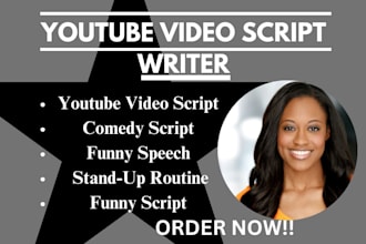 be your youtube video script writer