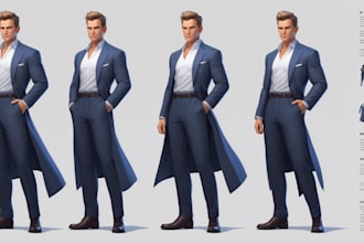 create  illustration in cartoon style