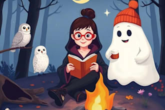 design children storybook illustration, children story book illustration