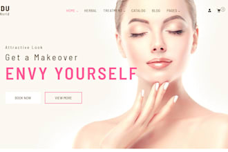 build skincare shopify store, organic skincare website, ayurvedic skincare store