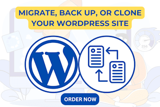 migrate, backup, or clone any wordpress site