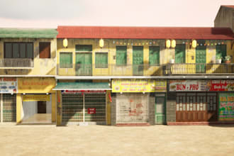 design scandinavian style, golf simulator, facade exterior, town house, car park