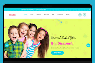 design baby product shopify store baby product store baby products baby website