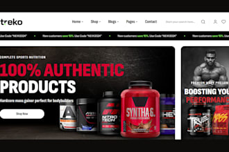 build nutraceutical health supplement shopify store health supplement website