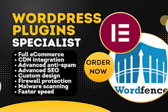 setup wordpress yoast SEO elementor contact form jetpack akismet wordfence smush