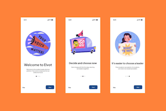 develop canvassing app, emanager app, evoting app, field service app, employee