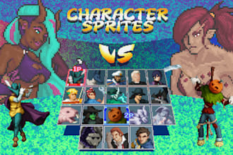 create pixel art of your character