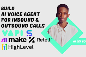 create vapi ai call agent connect with make com, n8n, gohighlevel retell ai