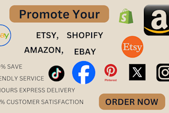 boost shopify sales, shopify marketing, etsy promotion to boost etsy sales