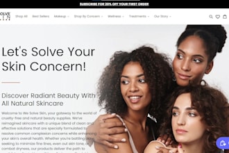 design captivating skin care website skincare shopify store beauty website
