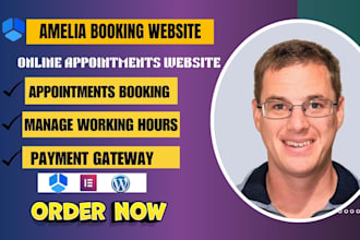 install amelia booking plugin and create appointment booking website with ameli