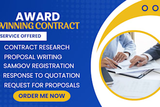 win government contract bid proposal find rfp solicitation rfi response to rfp