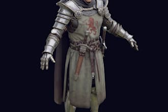aaa 3d character, pbr textures, ue5 rigging mocap, animation for unreal, unity