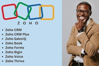 do zoho crm, bigin, form, salesiq, bookings, sign, routelq, thrive, voice