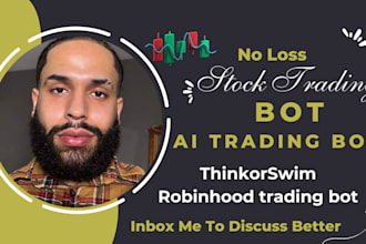 develop a trading bot for tradingview, ninjatrader 8 indicators and strategies