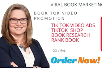 do viral booktok video tik tok ebook promotion bookrank kdp ads tiktok ebook
