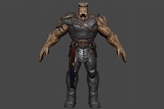 optimize unity game 3d character, 3d assets, full rigging, facial, animate, gmod