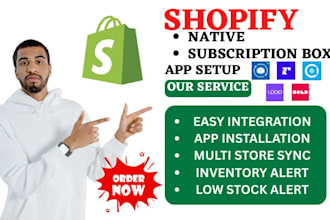 setup shopify native subscription box appstle seal recharge loop bold paywhirl