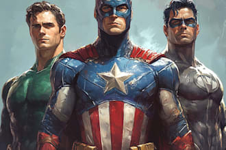 draw comic book and custom illustrations