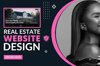 design a unique real estate website, wordpress website, idx and investor website
