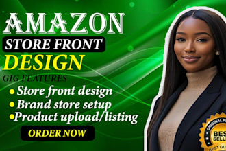 do amazon storefront design,amazon store setup, amazon brand store or amazon ebc