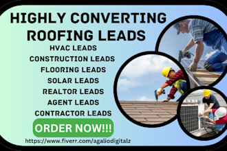 generate roofing hvac construction flooring solar realtor agent contractor leads
