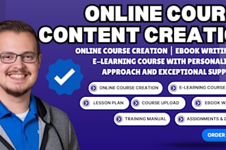 create online course content course curriculum online course e learning course
