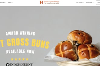 design freshly bakery website pasties shopify store cupcake bakery shopify store