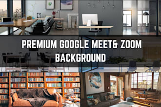 design google meet background, teams zoom virtual baclkground with your logo
