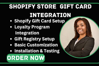 setup gift card loyalty card gift reggie wrapped gift card hero shopify store