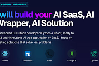 build your ai saas, ai wrapper, ai solution