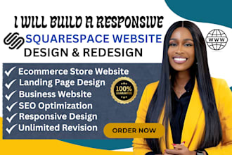 build squarespace website design squarespace redesign squarespace landing page