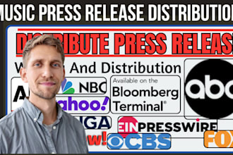 distribute music press release and music PR writing distribution, press release