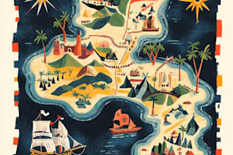 make a high quality fantasy map