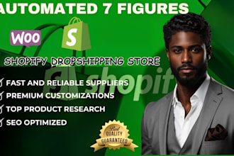 setup automated dropshipping store that makes passive income