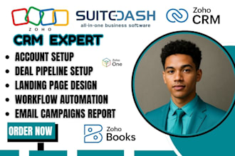 setup zoho crm suitedash crm zoho campaigns suitedash automation zoho salesiq