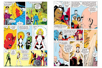 draw vintage comic illustration retro vintage comic graphic novel strip