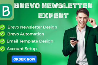 design brevo email marketing newsletter templates, brevo and stripo automation