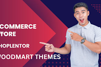 design your ecommerce store with shoplentor and woodmart themes