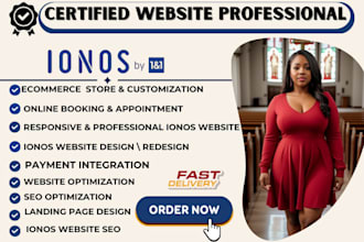 design and redesign ionos website ecommerce store product design and integration