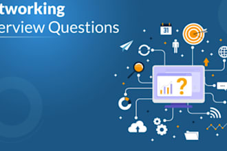 provide networking domain career coaching and interview prep for success