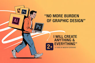 be your personal graphic designer, for web or print design expert