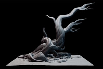 develop 3d miniature,3d halloween,3d sculpture,3d zbrush model,dnd,pixologic,cnc