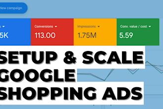 set up sales converting google shopping ads for shopify stores